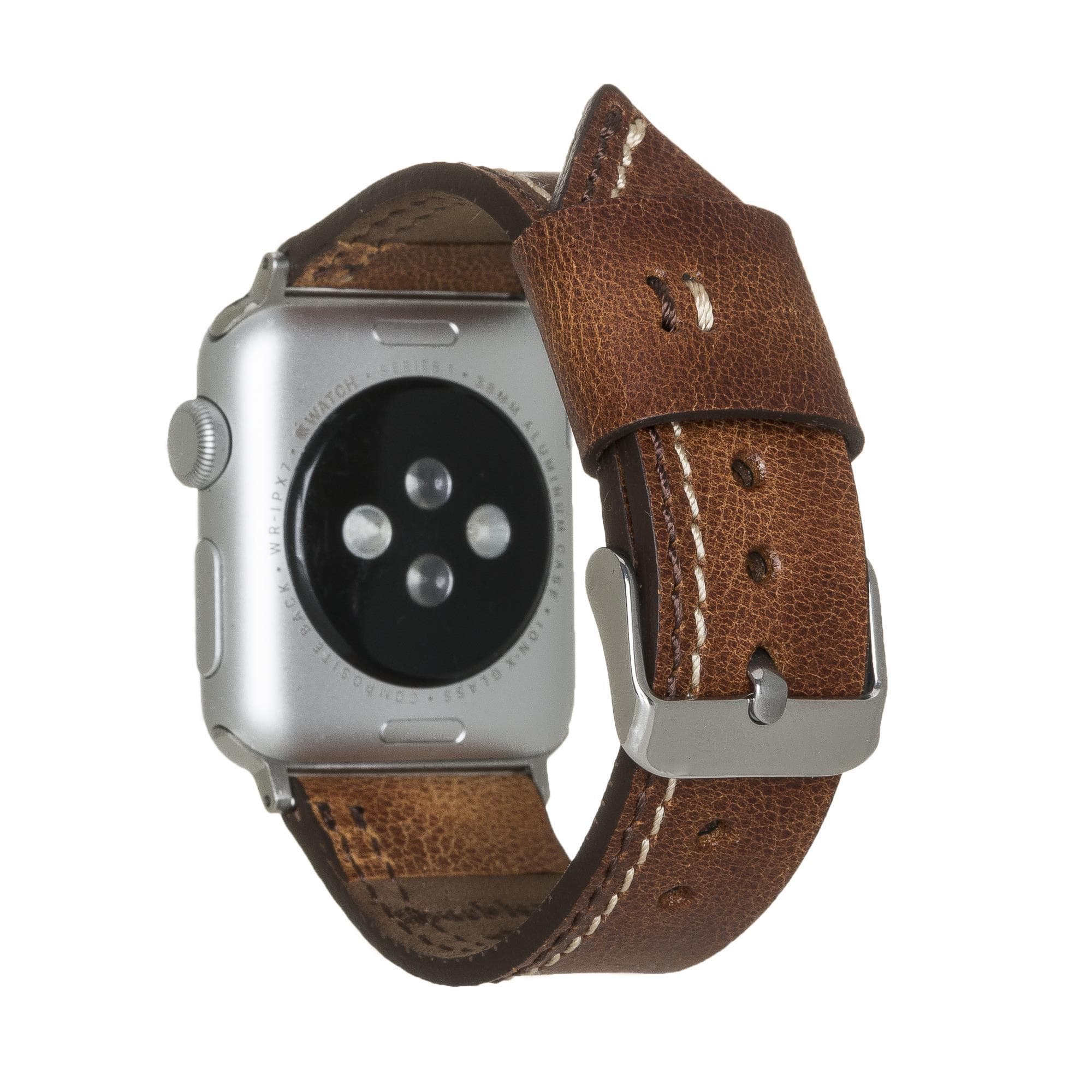 B2B - Leather Apple Watch Bands - BA3 Style Bomonti