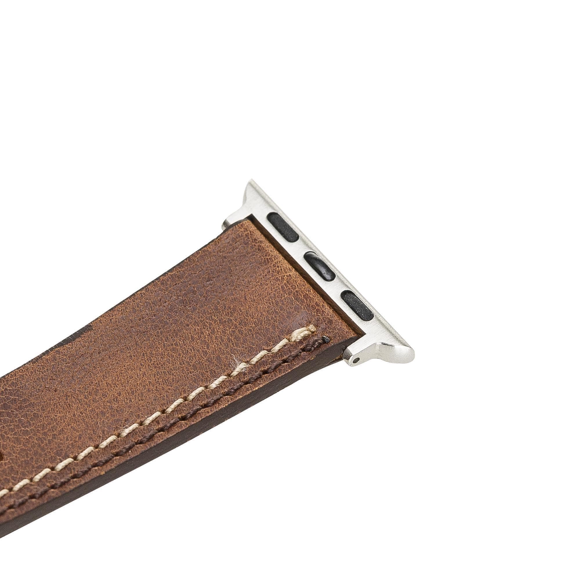 B2B - Leather Apple Watch Bands - BA3 Style Bomonti