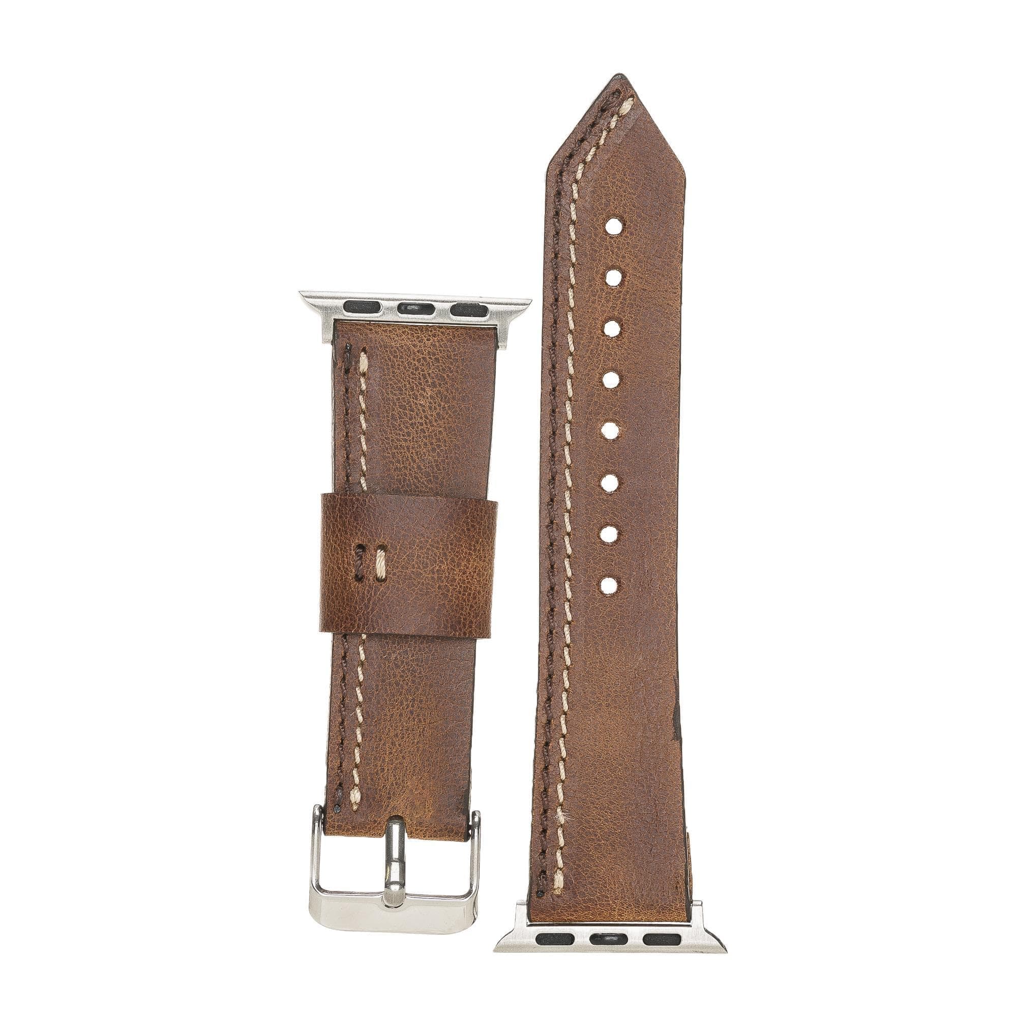 B2B - Leather Apple Watch Bands - BA3 Style Bomonti