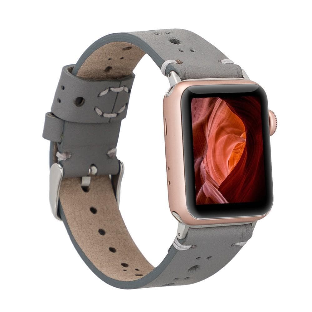 B2B - Leather Apple Watch Bands - BA8 Style RST9 Bomonti