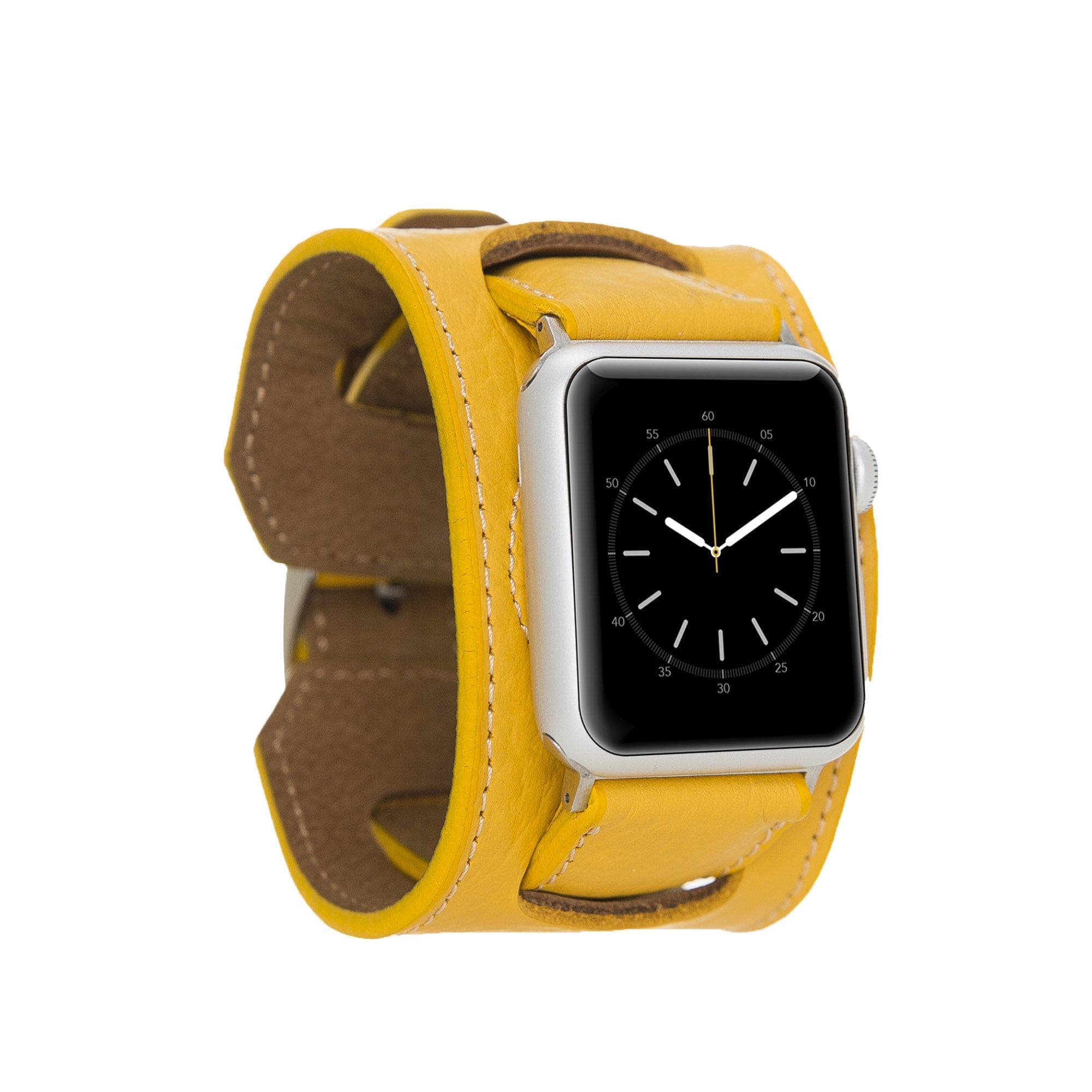 B2B - Leather Apple Watch Bands - Cuff Style FL12 Bomonti