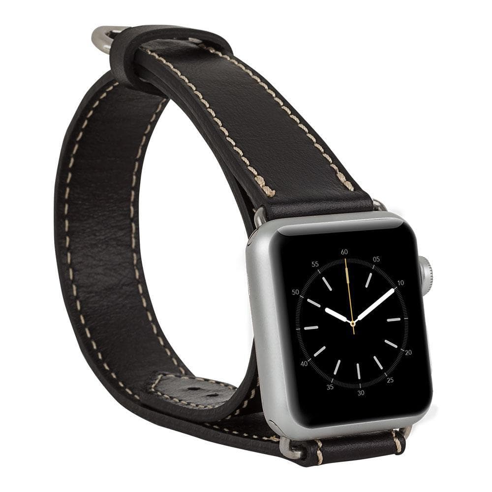 B2B - Leather Apple Watch Bands - DT Double Tour Style Bomonti