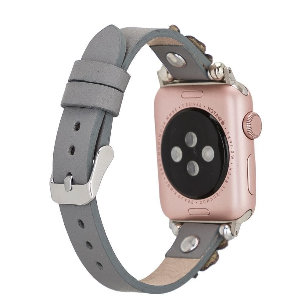B2B - Leather Apple Watch Bands - Ferro Flover Style RST9 Bomonti
