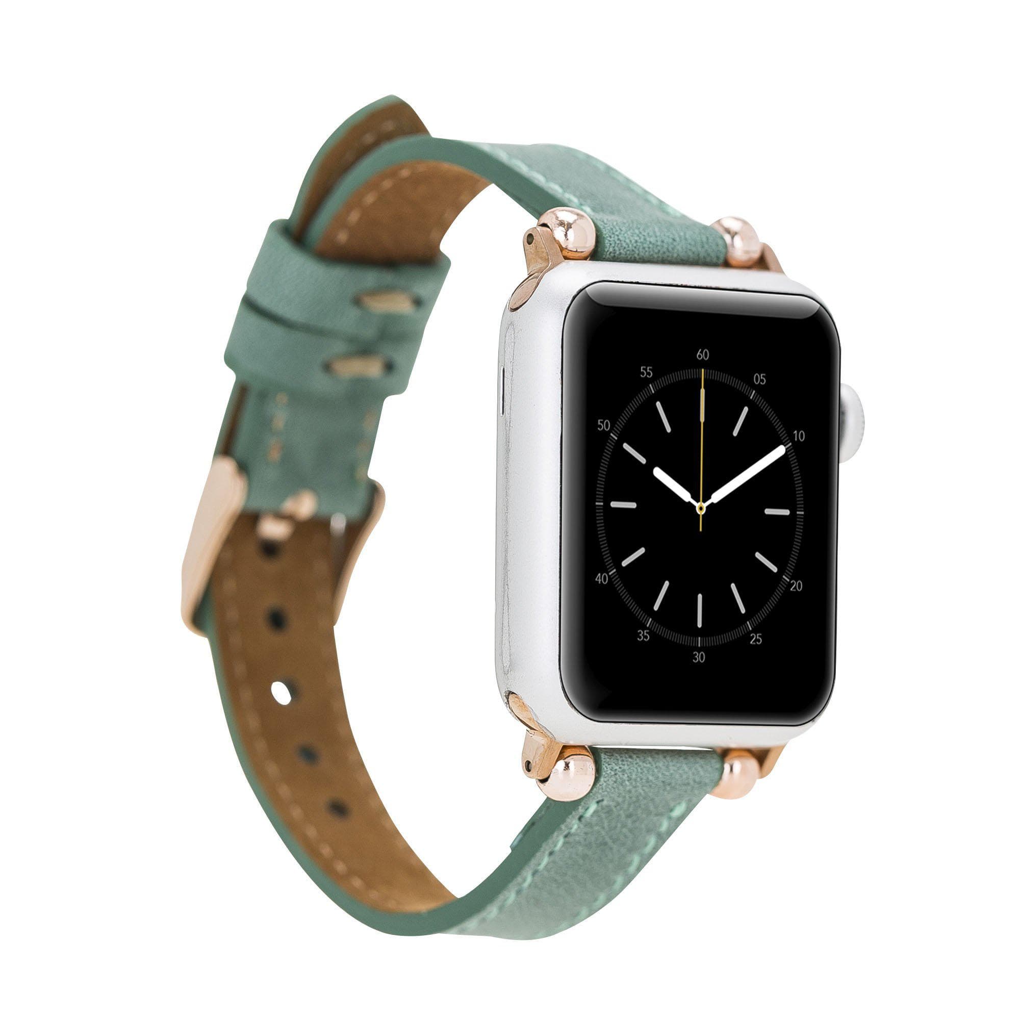 B2B - Leather Apple Watch Bands - Ferro Seamy Style CZ12 Bomonti