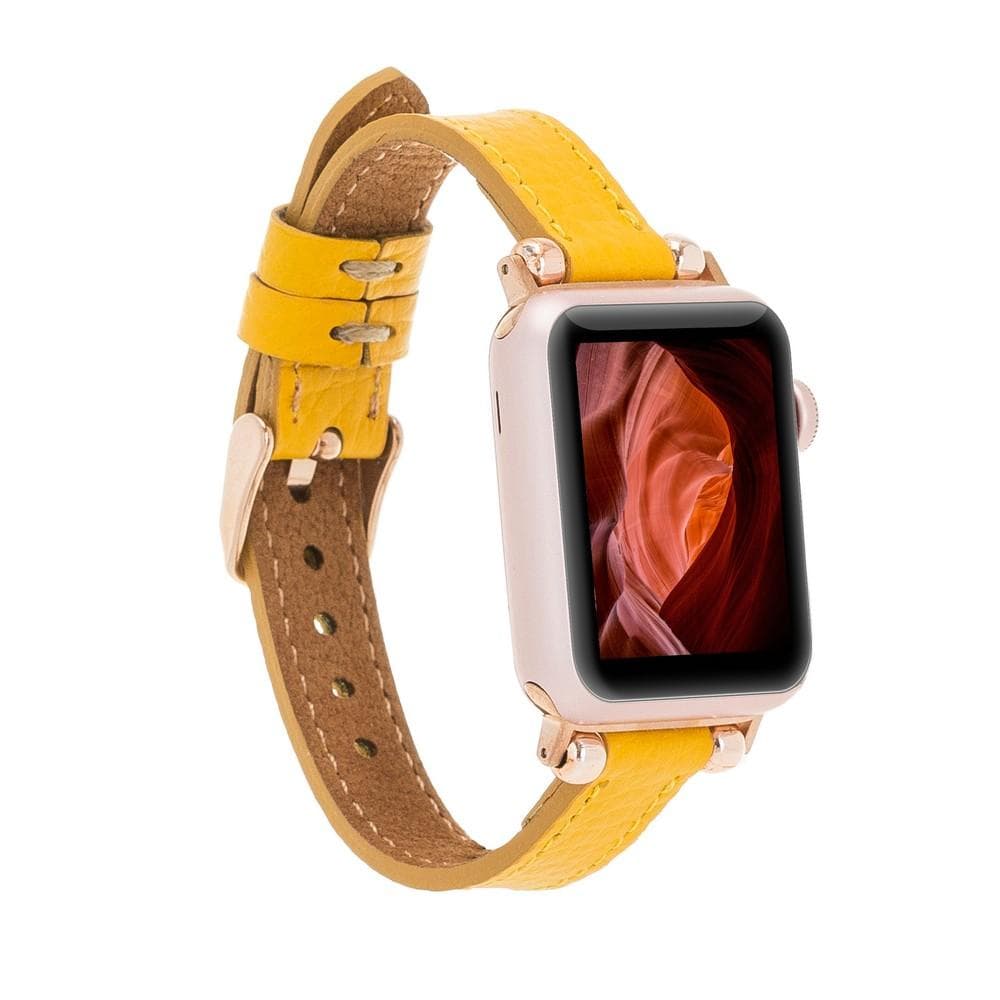 B2B - Leather Apple Watch Bands - Ferro Seamy Style FL12 Bomonti