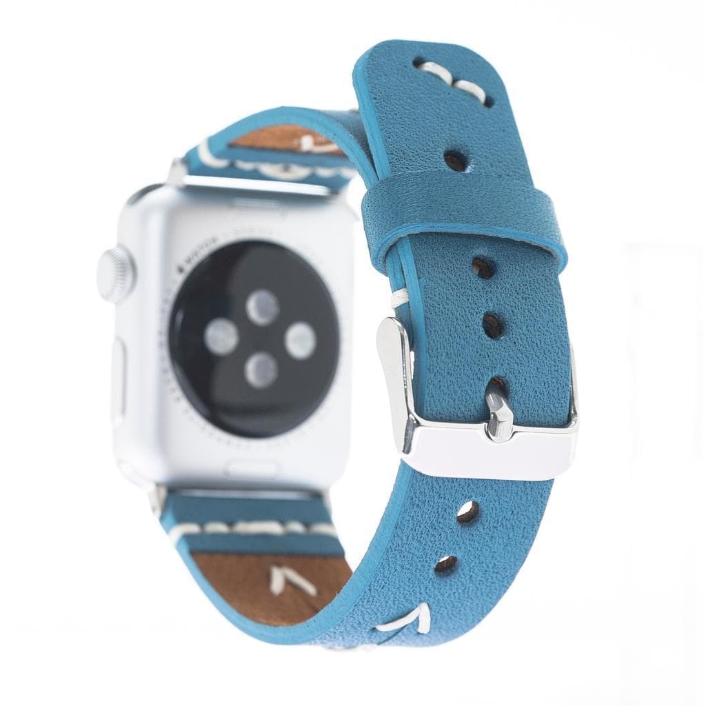B2B - Leather Apple Watch Bands - Guess Style BRN4 Bomonti