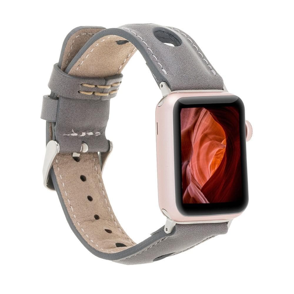B2B - Leather Apple Watch Bands - Holo Style RST9 Bomonti