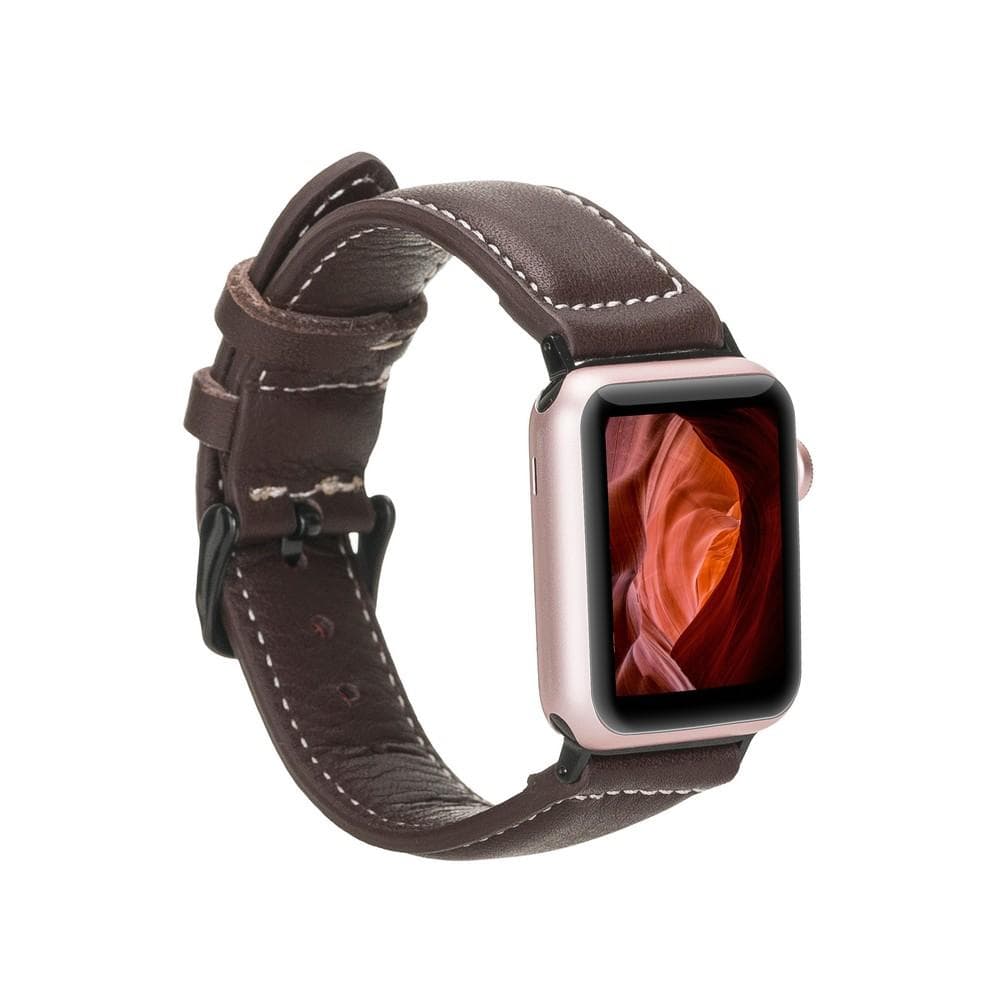 B2B - Leather Apple Watch Bands - NM1 Style AS3 Bomonti