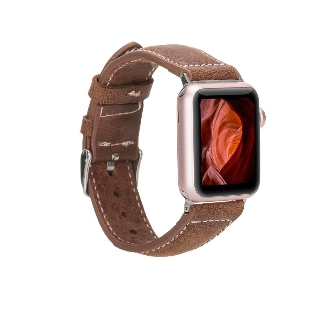 B2B - Leather Apple Watch Bands - NM1 Style AS2 Bomonti