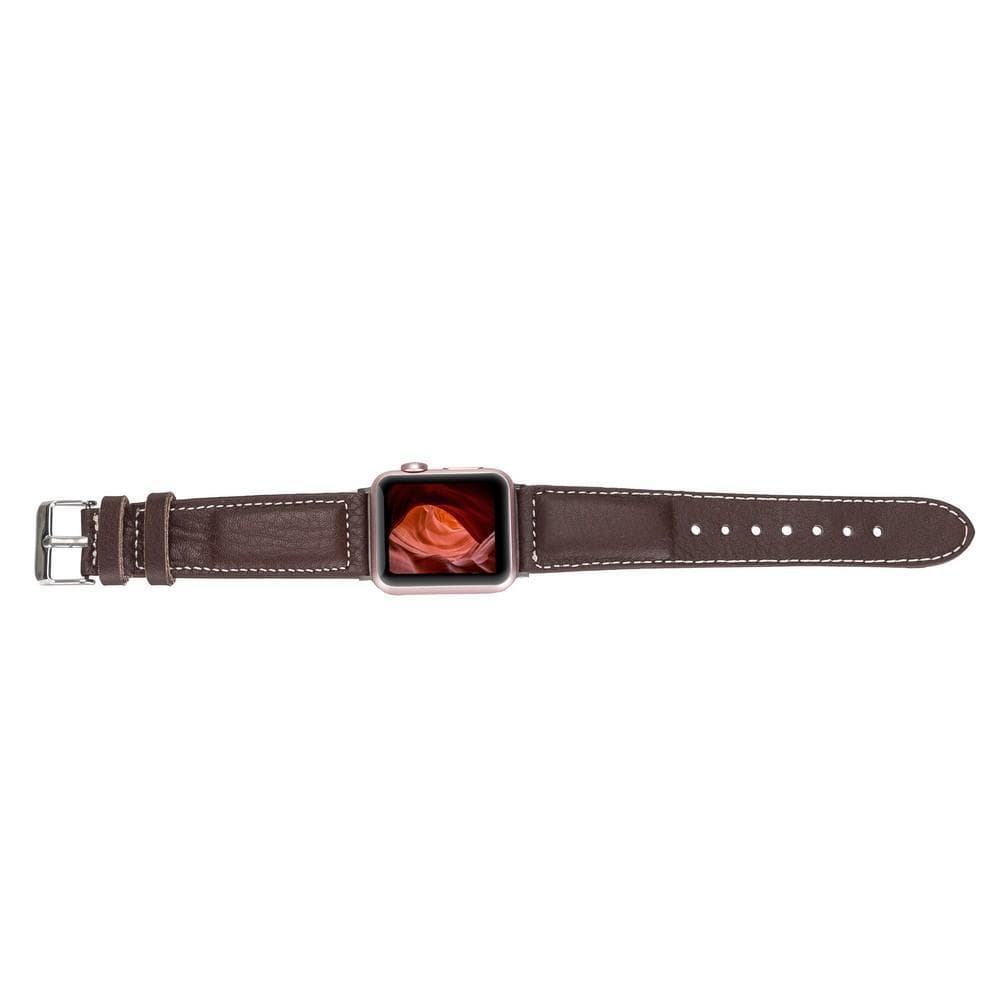 B2B - Leather Apple Watch Bands - NM4 Style AS4 Bomonti