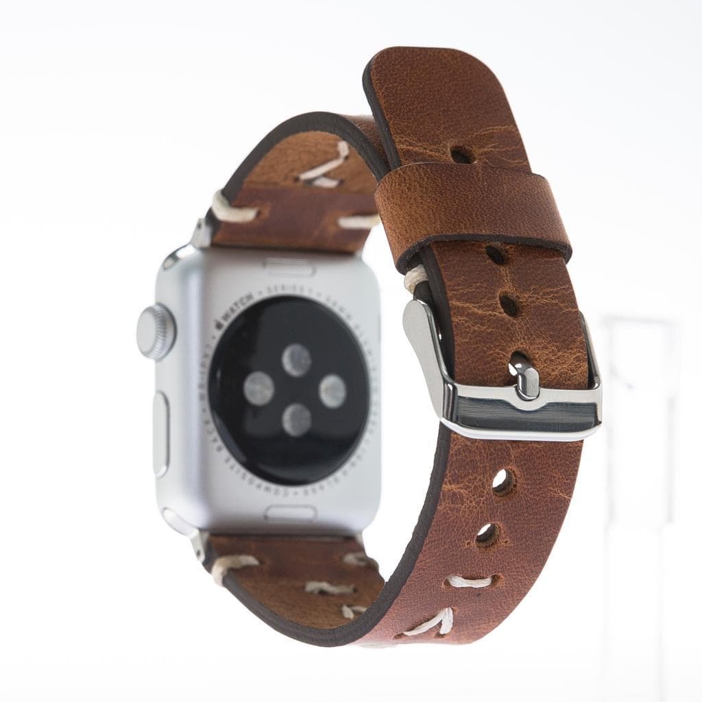 B2B - Leather Apple Watch Bands - Omega Style V18 Bomonti