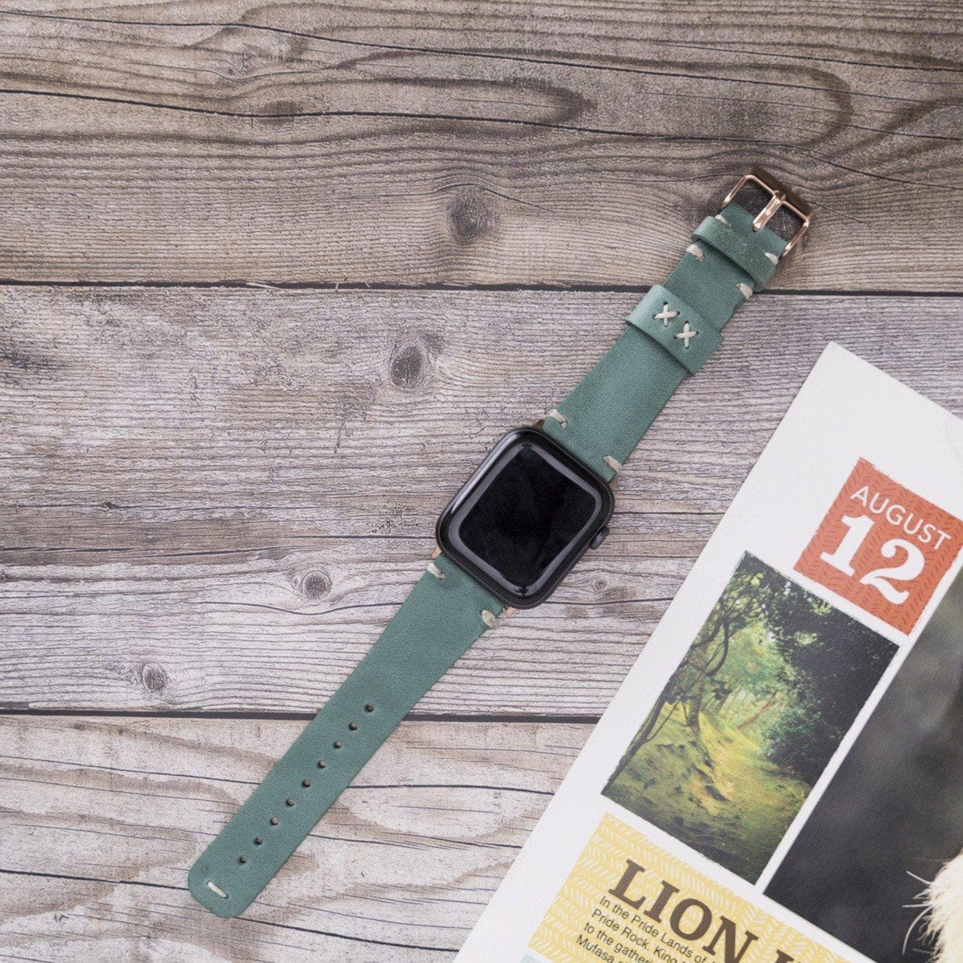 B2B - Leather Apple Watch Bands - Orfe Style Bomonti