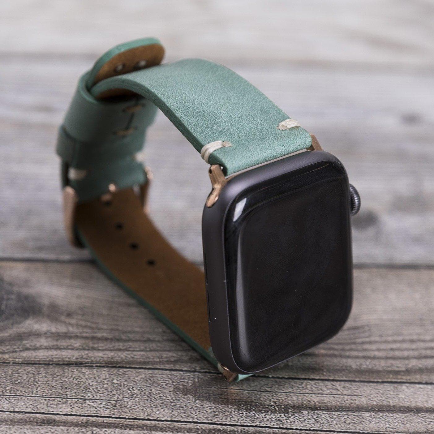B2B - Leather Apple Watch Bands - Orfe Style CZ12 Bomonti
