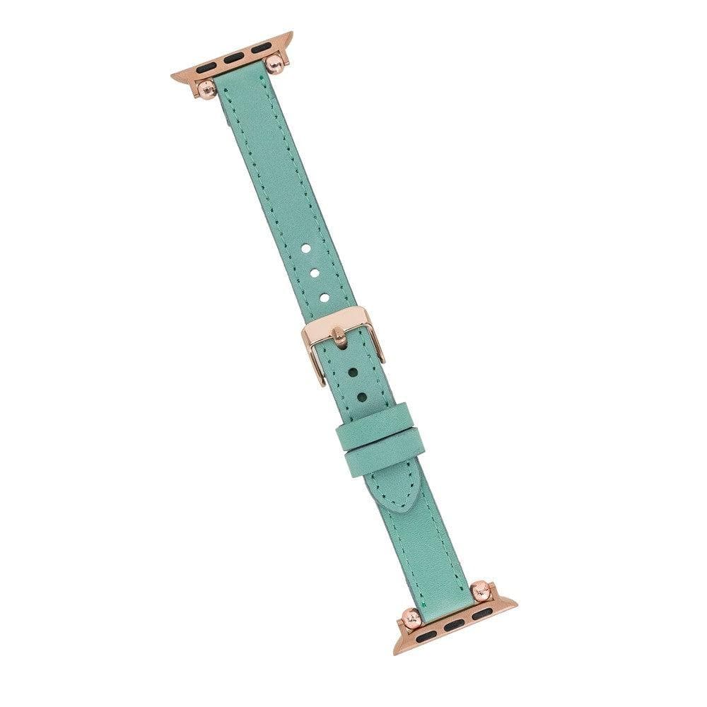 B2B - Leather Fitbit Watch Bands - Ferro Rose Trok Style Bomonti