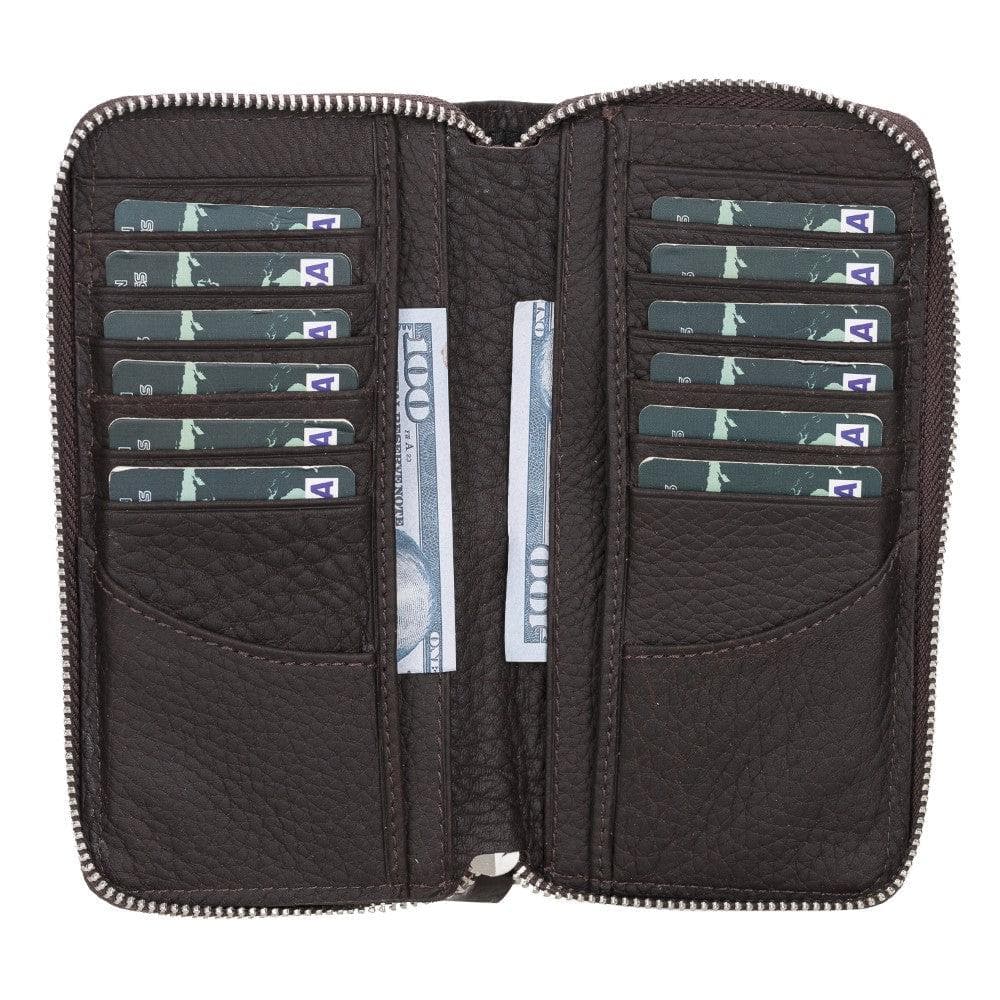 B2B - Ovis Universal Leather Wallet Case 6.5" FL2 Bomonti