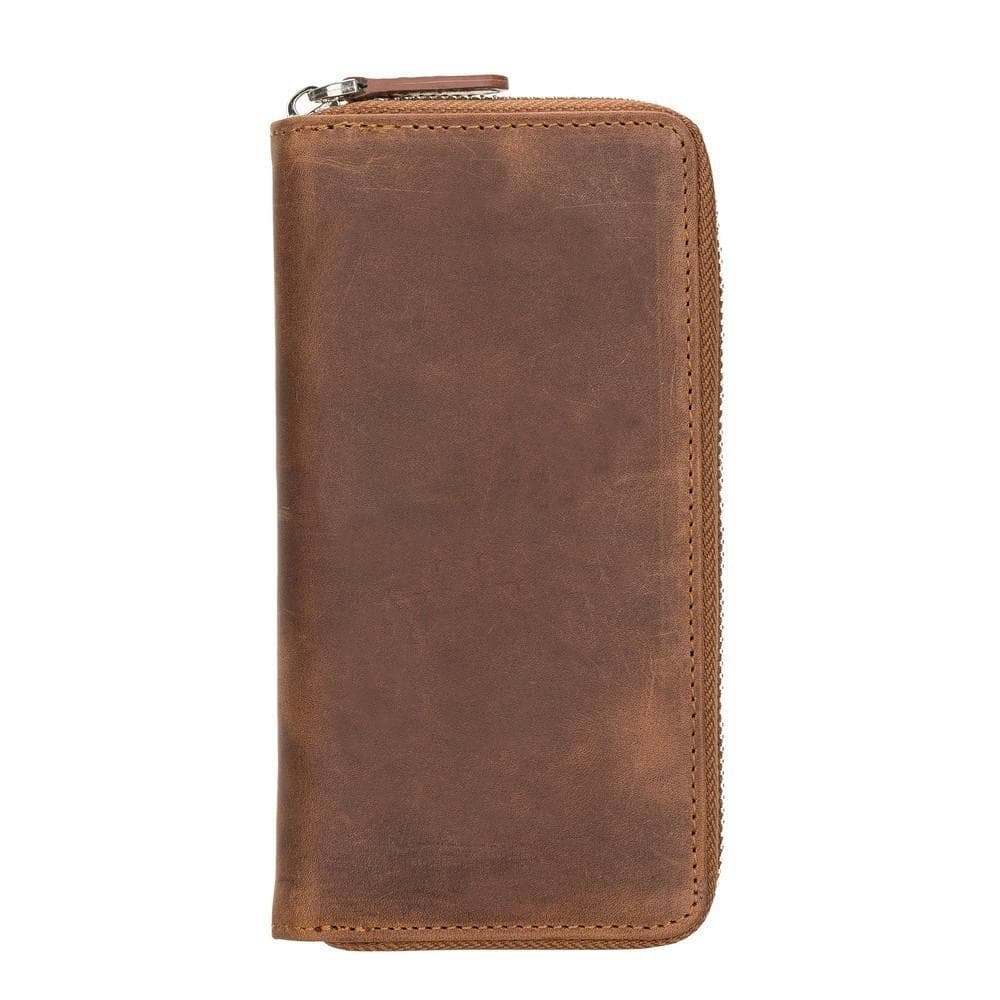 B2B - Ovis Universal Leather Wallet Case 6.5" Bomonti