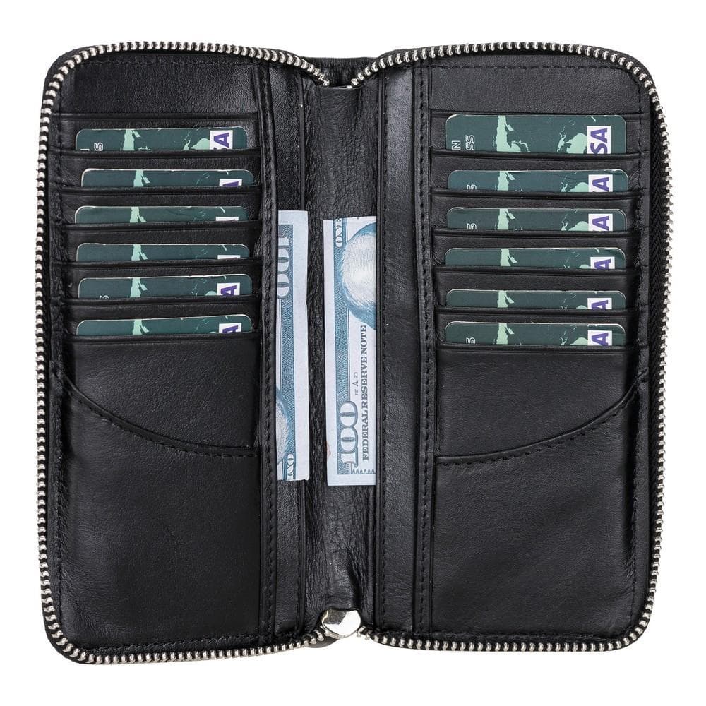 B2B - Ovis Universal Leather Wallet Case 6.5" RST1 Bomonti
