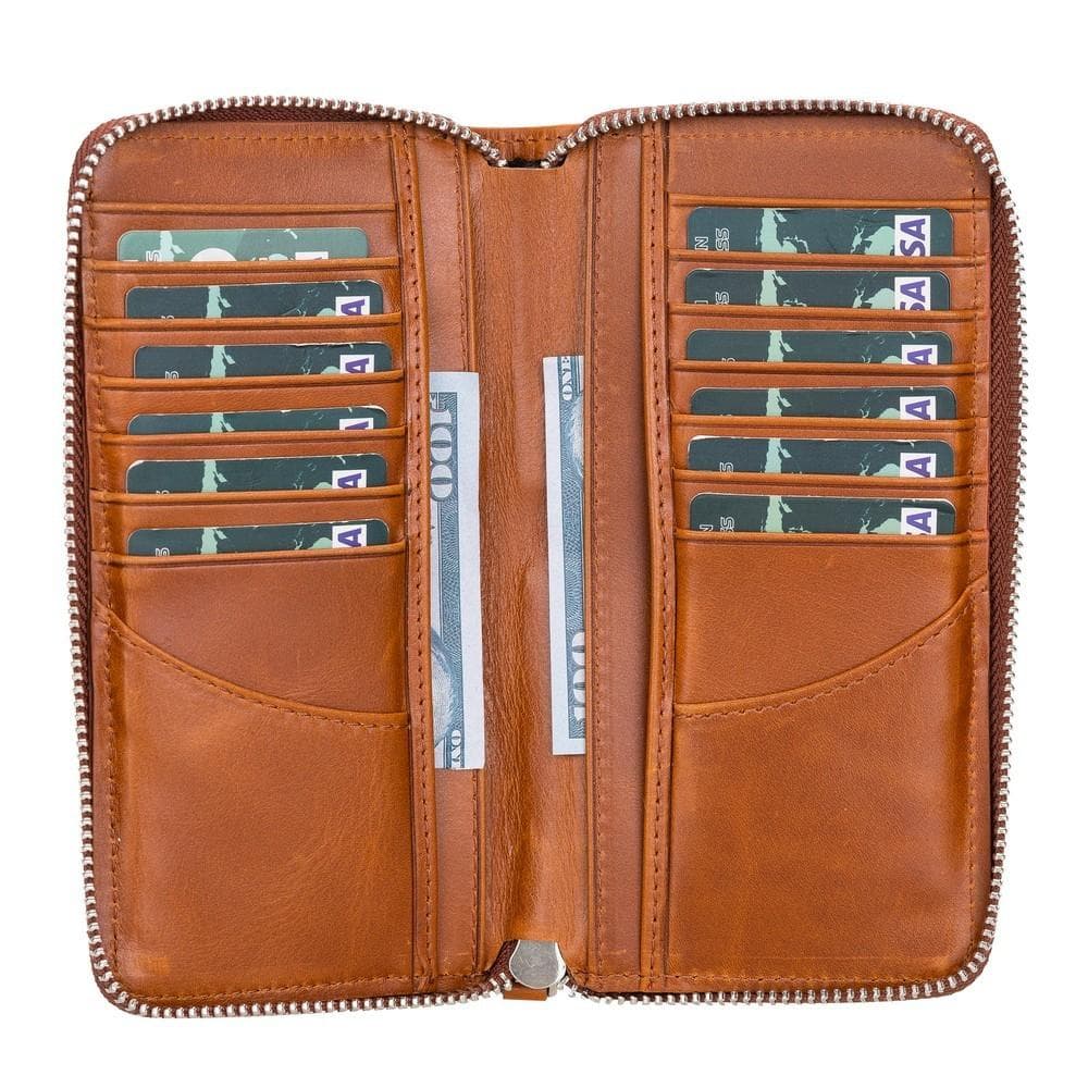 B2B - Ovis Universal Leather Wallet Case 6.5" RST2 Bomonti