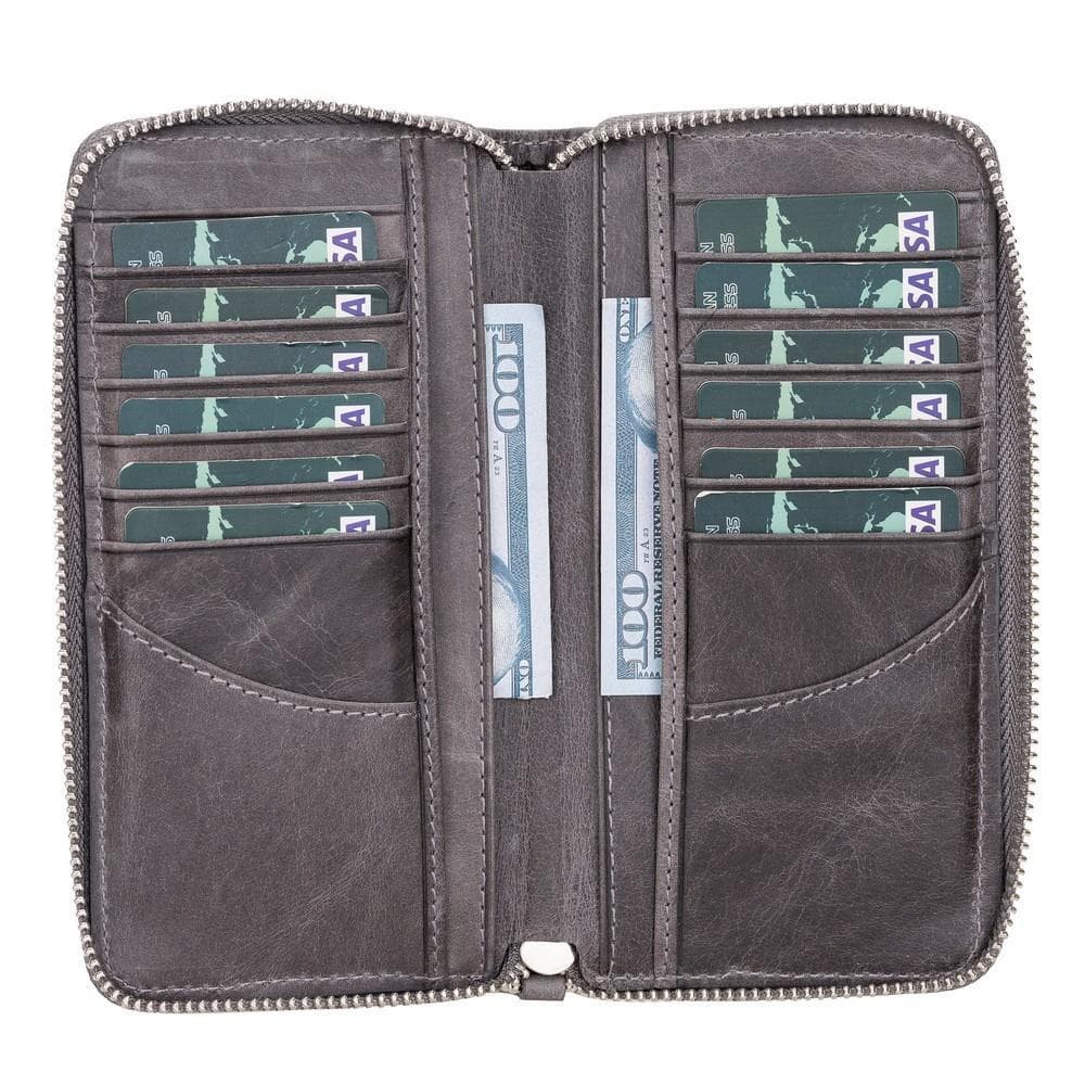 B2B - Ovis Universal Leather Wallet Case 6.5" TN18 Bomonti