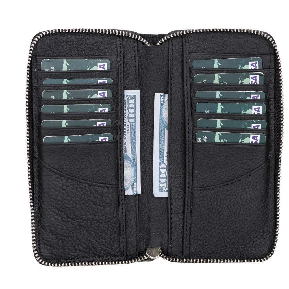 B2B - Ovis Universal Leather Wallet Case 6.5" FL1 Bomonti