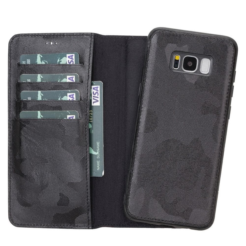 B2B - Samsung Galaxy S8 Plus Leather Case | Detachable Wallet FKBLN Bomonti