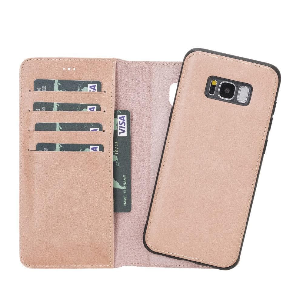 B2B - Samsung Galaxy S8 Series Leather Case | Detachable Wallet Samsun Galaxy S8 / Senza pink Bomonti
