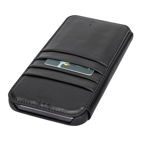 Rostar Black Leather iPhone 13 Pro Max Detachable Bi-Fold Wallet Case with MagSafe & Card Holder - Bomonti - 16